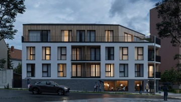 pohled z ulice – levá strana